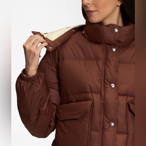 NWT The North Face Brown & Cream ‘71 Sierra Down Puffer Winter Jacket - Medium - Picture 12 of 12